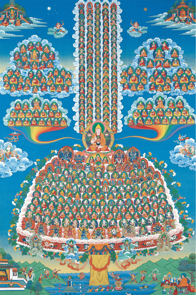 Tsog Shing Thangka Canvas Print